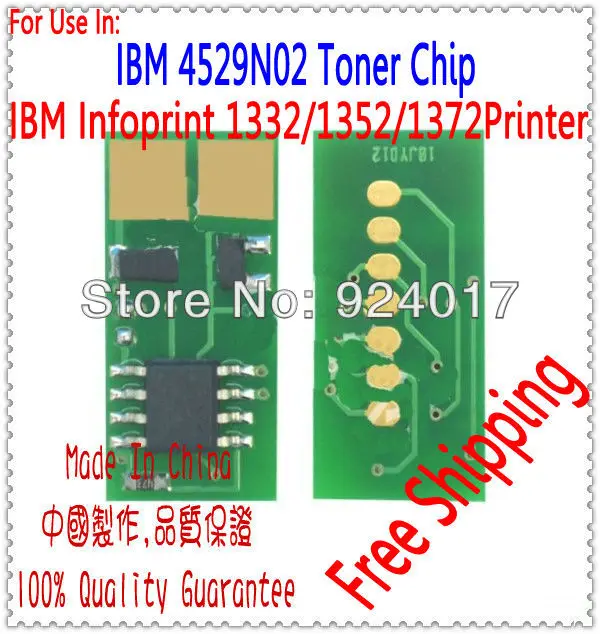 

For IBM Infoprint 1332 1352 1372 Printer Toner Chip,For IBM 75P4301 Refill Toner Cartridge Chip,For IBM Printer Toner Cartridge