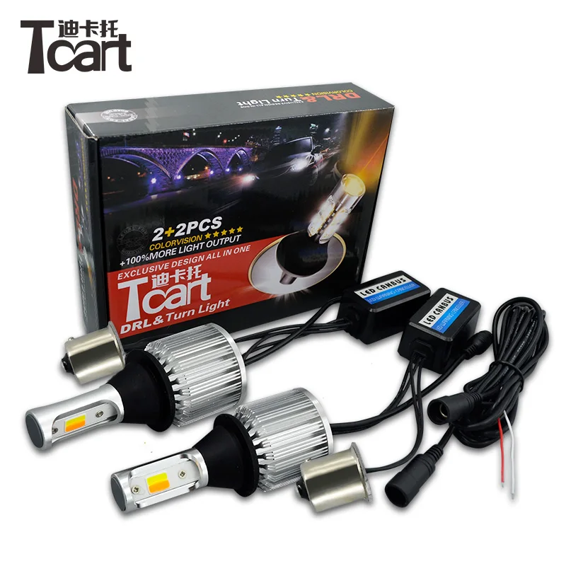 Поворотный сигнальный светильник Tcart 30 Вт для Mitsubishi outlander 2013 2015 PY21W/BAU15S белый