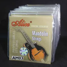 В общей сложности 20 блоков Алиса: безумие возвращается Прямая поставка AM03 Нержавеющая сталь посеребренные покрытые Медь сплава ран Мандолины светящаяся гирлянда(. 010. 014. 024. 034