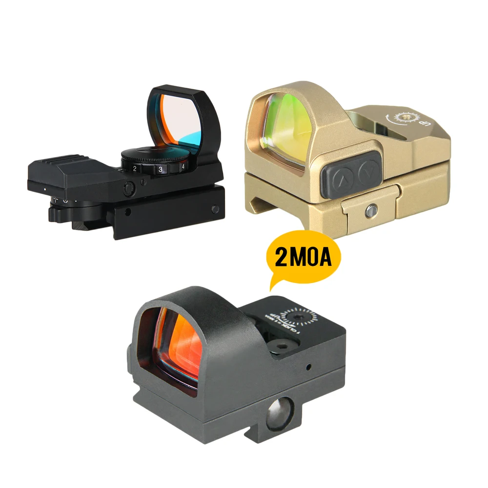 

PPT Tactical Red Dot 4 Reticle Red Dot Scope Red Dot Sight Reticle Reflex Sight For 22mm Rail Hunting PP2-0091A