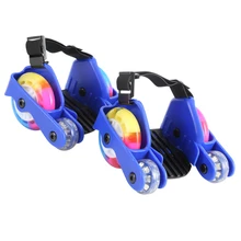 Детская мигающая обувь для роликов, скейтборда, детский светодиодный маленький шкив, флэш-колеса, каблук, роликовые коньки, спортивный ролик, обувь для коньков
