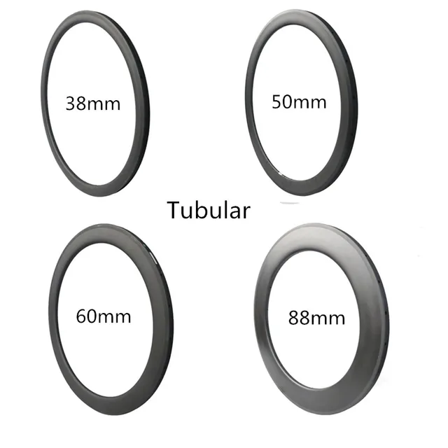 Cheap Carbon Wheels 700C Carbon+Ti+Basalt 38mm 50mm 60mm 88mm Depth 23mm Width Bicycle Wheels Bike Rims 3K UD Glossy Matt Customized 