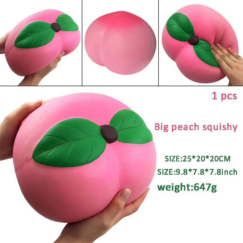 Изысканная мягкая форма персика игрушка сжимаемая Игрушка снятие стресса детская игрушка для домашних принадлежностей