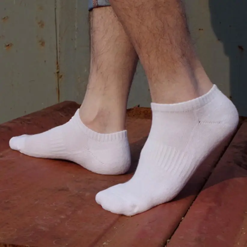 5 Pairs Men Sock Loafer Boat Sock Liner Low Cut No Show Socks Fashion