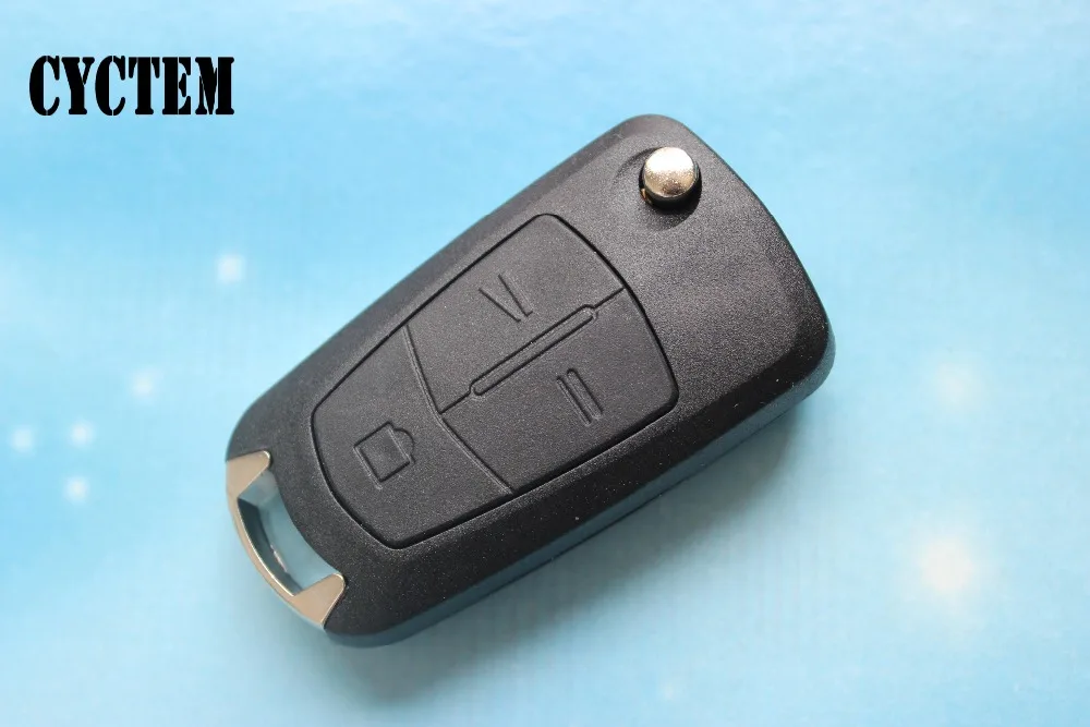 CYCTEM Clearance!! 3 Buttons Car Flip Remote Key Shell Fob Replacement Case Blank Cover Fit For Opel Astra Vectra HU100 Blade | Автомобили