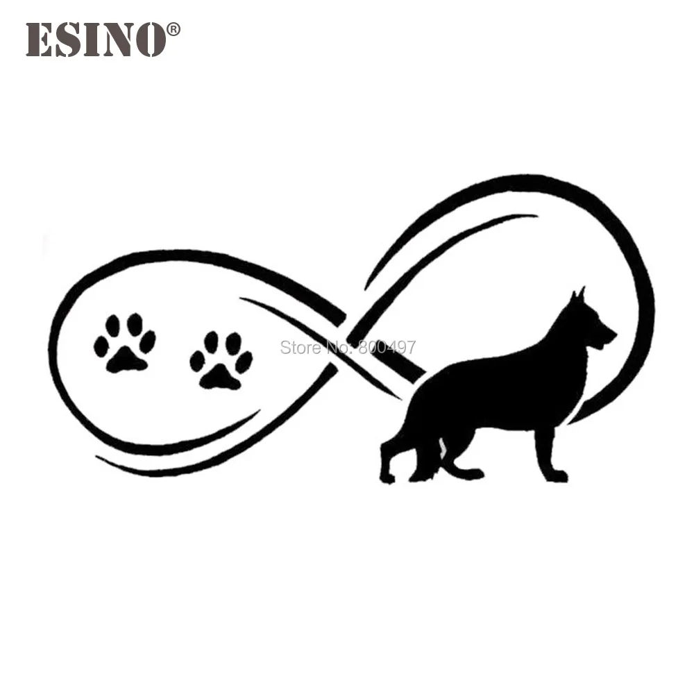 

Car Styling New Fashion Style Decoration Car Accessory Lovely Dog Paws Creative Reflective Stickers Car Whole Body Decal