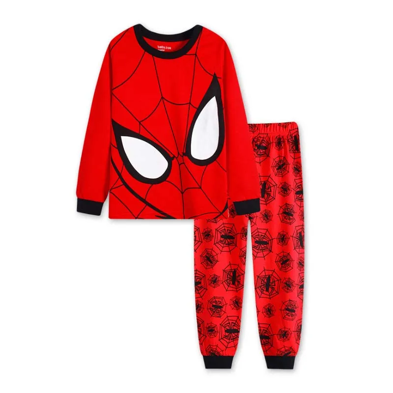 New Kids Pajamas Set Cartoon Airplane Cotton Pyjamas Tops+Pants 2 Pieces Children Pjs Boys Clothing Set 2-7 Years - Цвет: 9