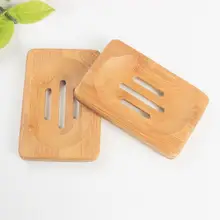 Натуральный Бамбук Деревянные мыльница деревянная мыло лоток держатель для хранения для душевой Ванная комната LX1816