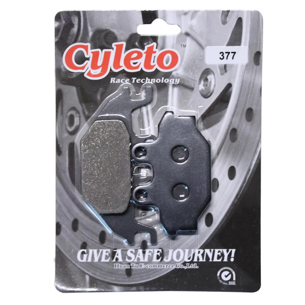 Передние и задние тормозные колодки Cyleto для мотоцикла CAN AM DS 250 DS250 2007 2008 2009 2010 2011 2012