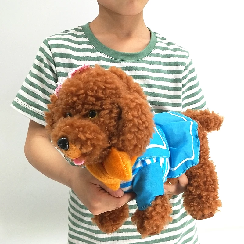 Brinquedos para Crianças Cão de Peluche Cão de Estimação Cantando Andando Musical Husky Eletrônico Trela Cão Chamado Dança Elétrica Música Pelúcia