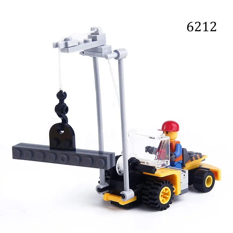 Городской инженер машина Compatibie Legoings Строительные блоки Набор игрушек Сделай Сам