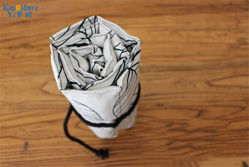 Emoshire Pencils cotton canvas cloth color lead pencil sketch student pen pen with large capacity pencil pencil case (7)