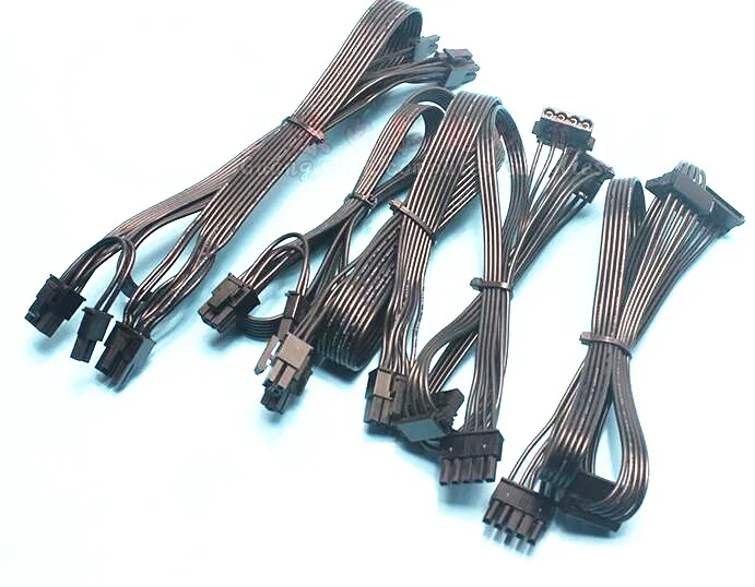 Модульный кабель питания 5pin SATA / IDE 6pin dual 6 + 2pin для Corsair HX520W/HX620W/HX650W| |