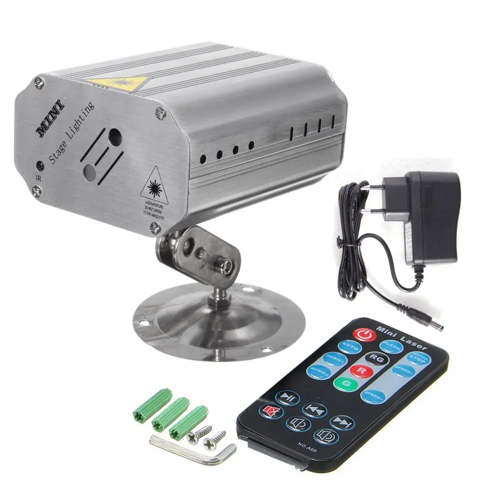 

2018 HOT Voice Control Music Rhythm Flash Light LED Laser Projector Stage Light DJ Disco Club Dancing Party Stage Effect Quality