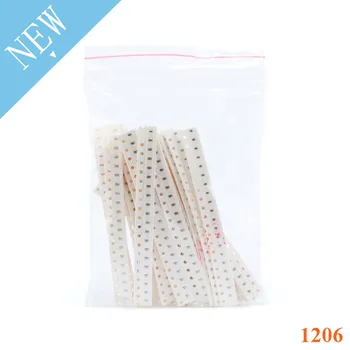 

500pcs(25Values*20pcs) 1206 SMD Resistors Kit Resistance Assorted 5% Diy Kit OR ohm 15K 220K 620R