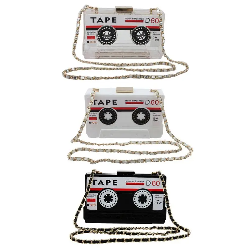 

Women's Elegant Tape Shaped Shoulder Bag Vintage Style Clutch Handbag Crossbody Tote Purse