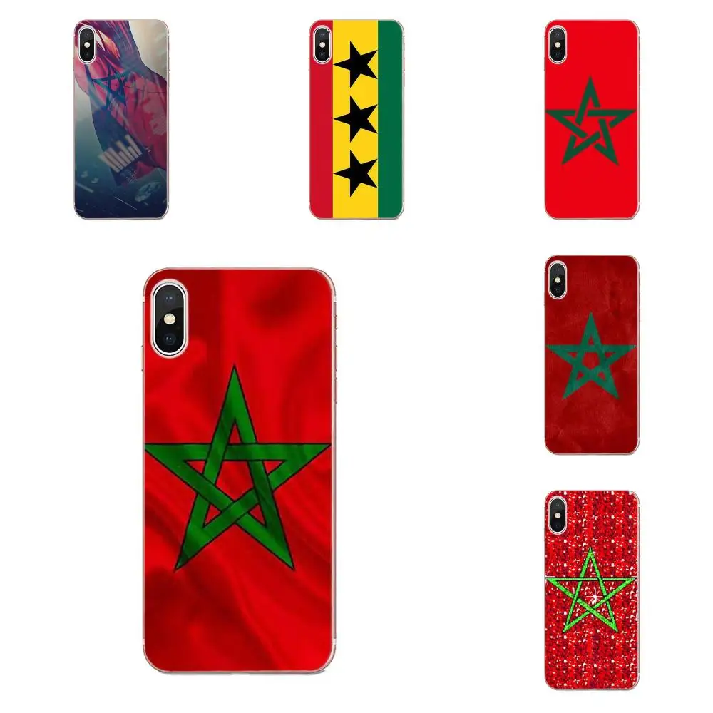 Мягкий чехол для мобильного телефона Ma Maroc Morocco Flag Xiaomi Redmi Note 2 3 3S 4 4A 4X5 5A 6 6A Pro