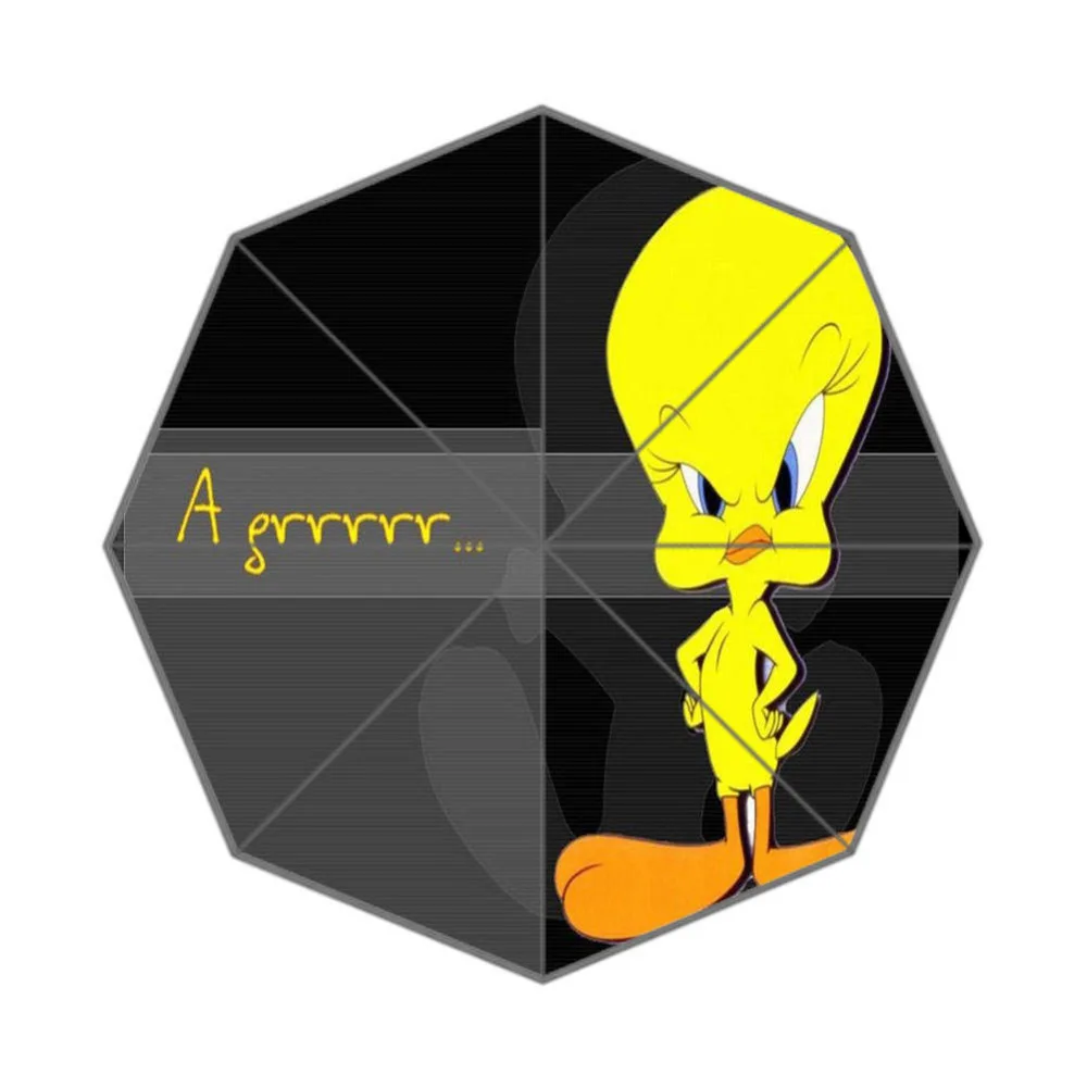 Fashion Design Umbrella Custom Tweety Bird Folding For Man And Women Free Shipping | Дом и сад