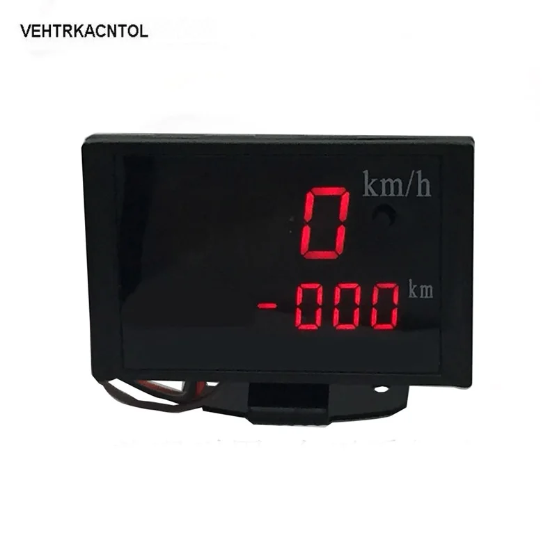 

VEHTRKACNTOL 2 in 1 12v / 24v Car Truck Speedometer Speed Meter Gauge+ Odometer Meter Gauge Universal