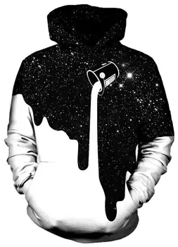 

DRIPPING SPACE Hip Hop HOODIE Famous Brand Harajuku Oversized Men Sweatshirt
