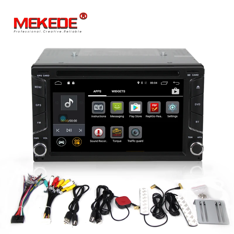 

Android 7.1 Double 2 Din Car radio GPS Navi DVD Player for universal Headunit Video BT Car PC WiFi 2G RAM 4G LTE free shipping