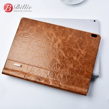 

Oil Wax Vintage Cowhide Genuine Leather Case For Microsoft Surface Book 2 13.5" 2018 Business Protective Stand Cover for Book 2