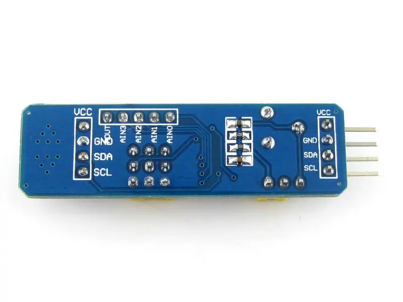 PCF8591 AD DA плата модуль 8 битный A/D/A конвертер с разъемом I2C регулируемый резистор