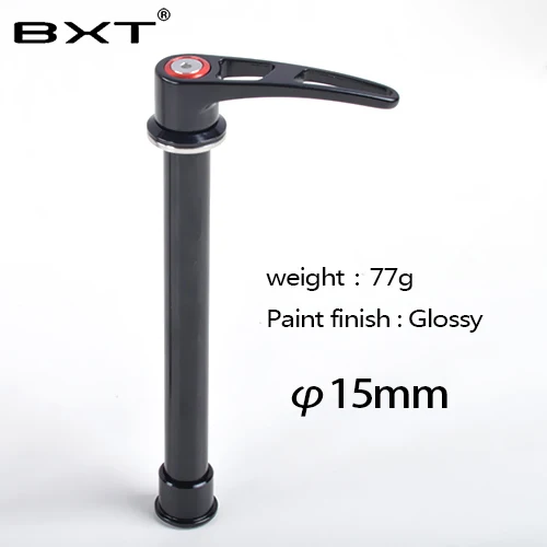 

Bicycle alloyThru axle Skewer 100*15mm Quick Release Bucket Shaft lever for MTB BMX Mountain Bike Aluminum skewers front fork