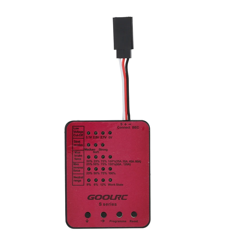 

GoolRC S series S-45A/S-120A RC Car ESC Programming Card