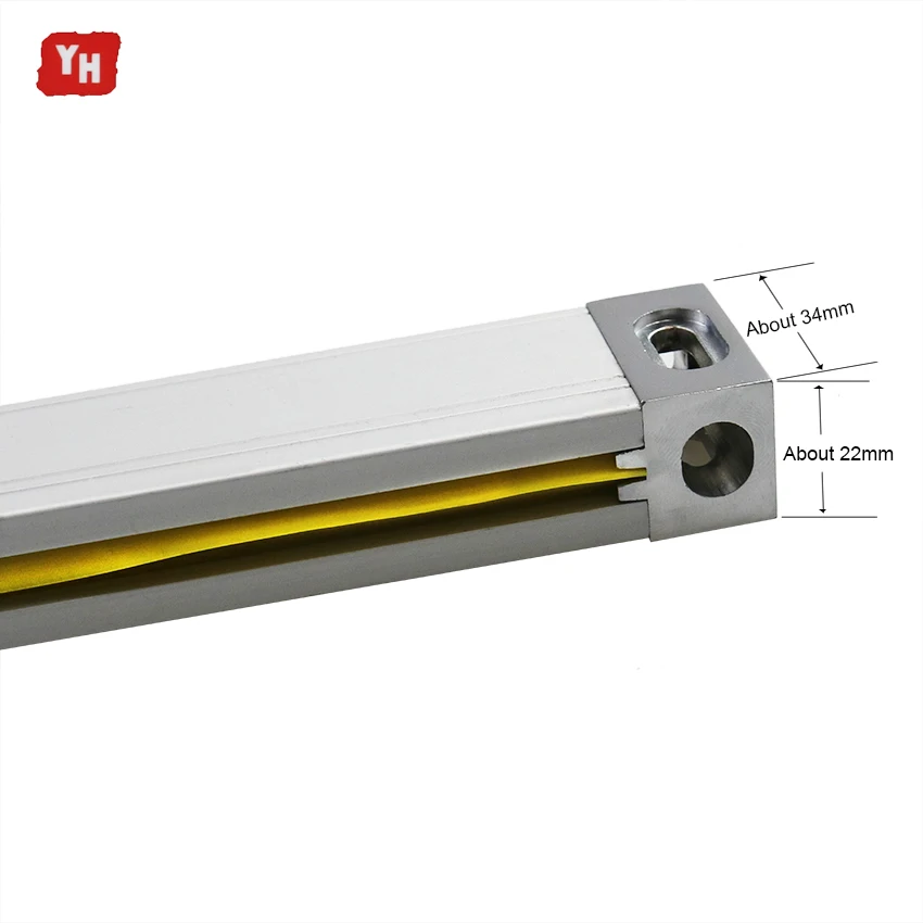 

5U Linear Glass Scale TTL A Set of Lines Travel Lenght 100 200 300 400 500 600 700 800 900 1000mm for Machines Free Shipping