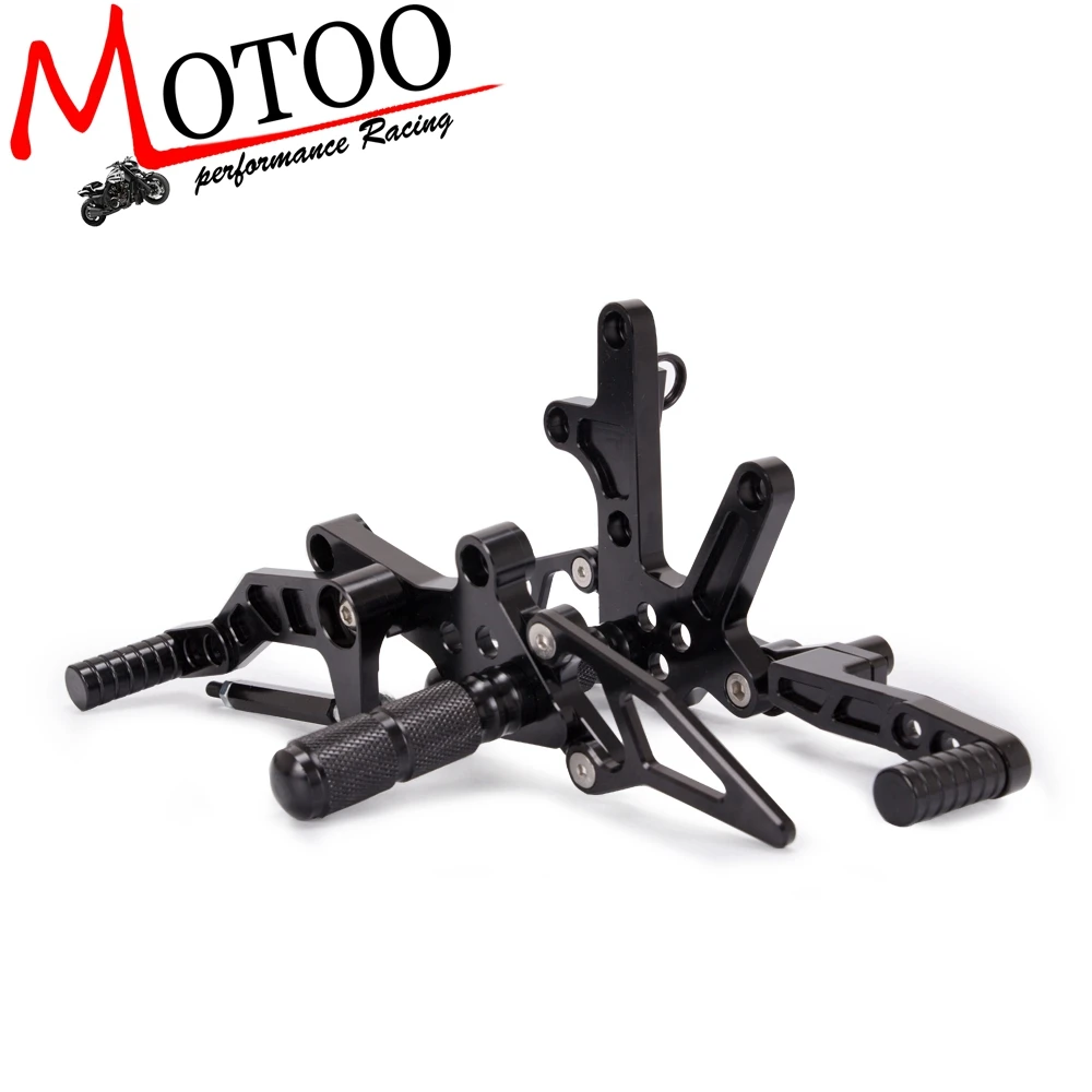 

Motorcycle CNC GP shift Rearsets Pedal Footrest Pegs For KAWASAKI Ninja 400 NINJA400 EX400 2018 foot set Rear Set