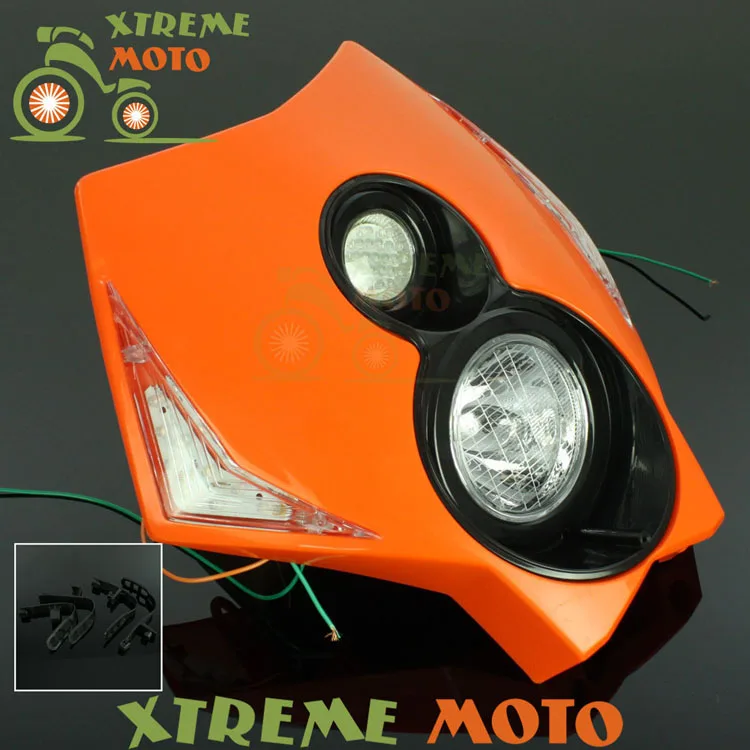 Универсальный светодиодный налобный фонарь для KTM EXC EXCF XC XCF XCW XCFW MX EGS SX SXF SXS 50 65 85 125 150 200 250 300