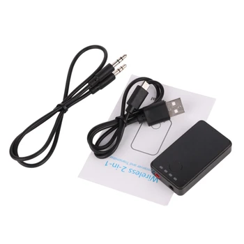 

2 in 1 Wireless Bluetooth Transmitter Receiver 3.5mm Stereo Audio Music Bluetooth 4.2 Adapter for Mp3 Headset Speaker PC
