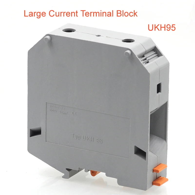 

UKH-95 Large current Din Rail Terminal Blocks Screw type wire electrical terminals block connector UKH95 morsettiera 232A
