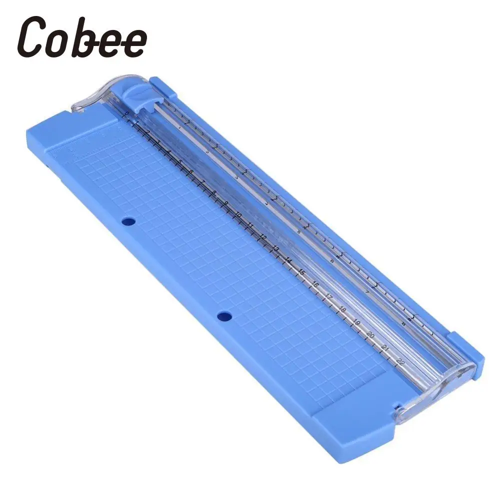 Cobee A4 الدقة ورقة بطاقة قطع الانتهازي حاكم الصورة شفرة قاطعة القاطع المقصلة مشذب الورق أداة للمنزل/مكتب