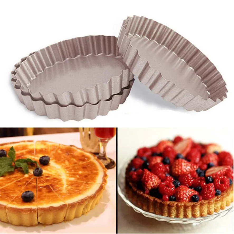 New TENSKE 1PC 4 Inch Novelty Flower Cake Pans High