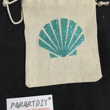 Пользовательские Seashell Русалка девичник похмелья свадебный душ восстановление выживания комплект подарок на свадьбу сумки вечерние мешки для конфет