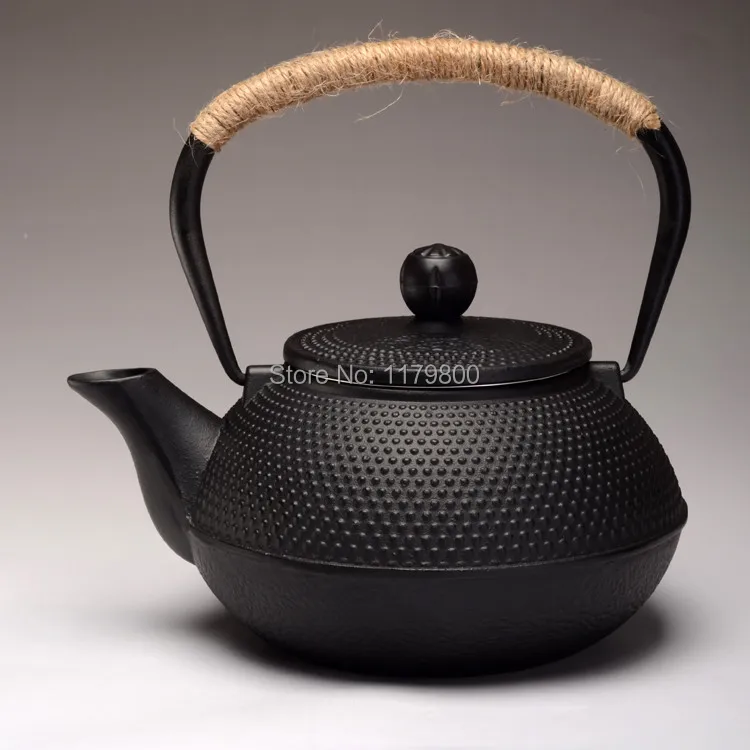 

Japanese Style Cast Iron Kettle Tetsubin Teapot With Strainer 900ml Capacity