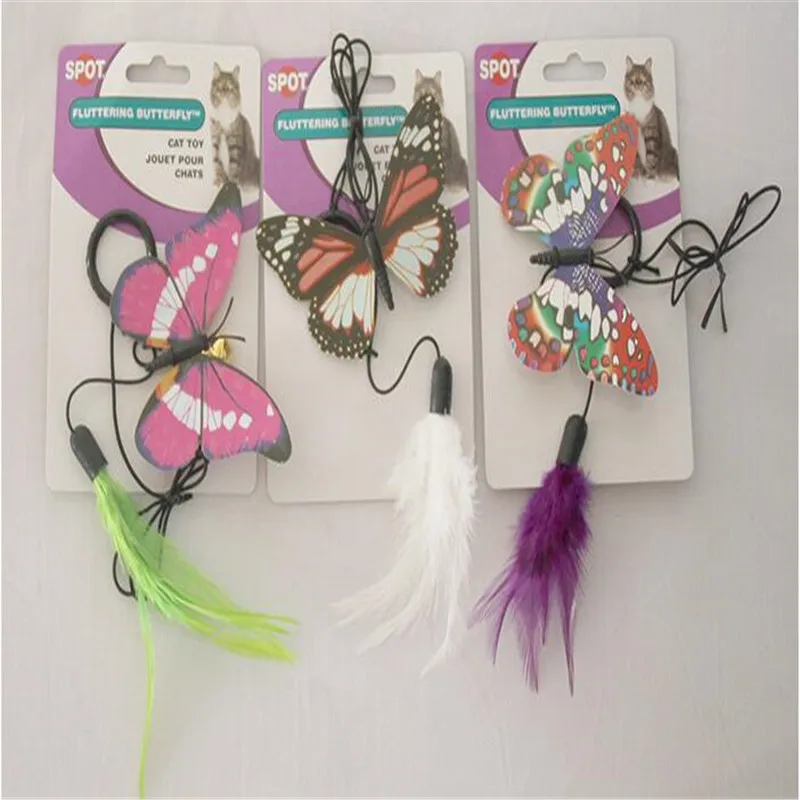 1pcs Noctilucent Symphony Butterfly Creative Funny Catstick Pet Cat Toys Cheap Finger Hook Formula Playingtoys For Cats Kitten Cat Toy Pet Cat Toyscat Toys Cheap Aliexpress