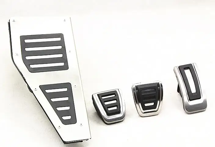 

STYO Stainless steel footrest Brake gas pedals Car pedal Cover FOR RHD VW Golf 7 MK7 Seat mk3 2014 -2016