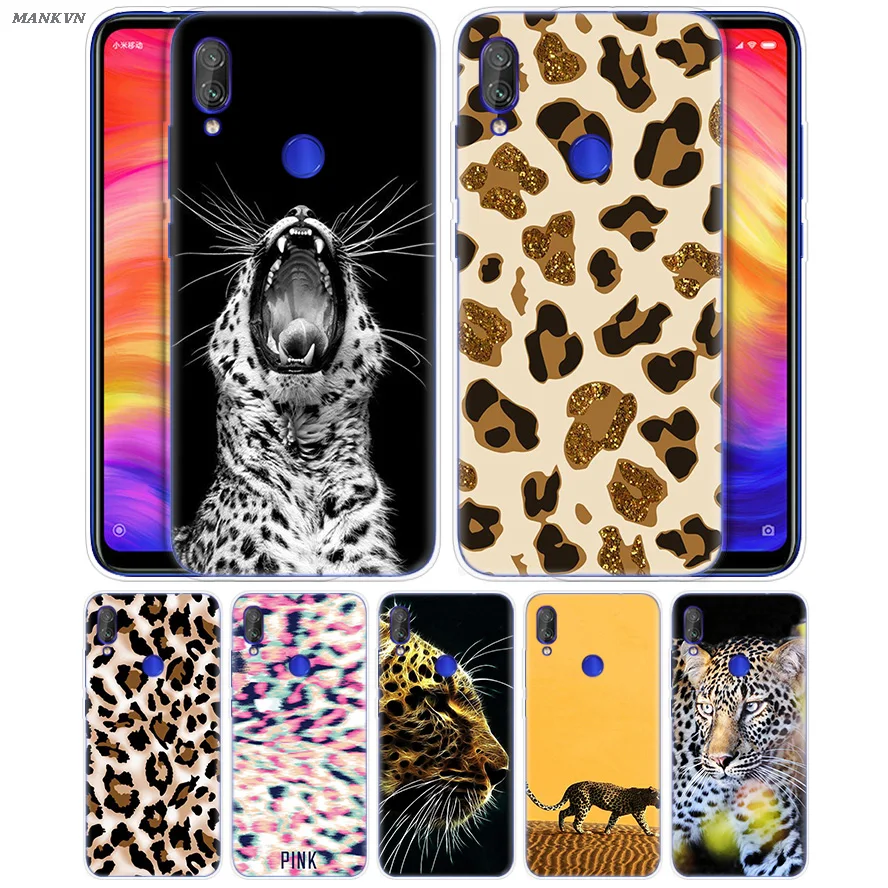 

Silicon Case for Xiaomi Mi Play 8 A2 6X Cover For Redmi 6 6A Note 7 6 5 4 4X Lite Pro Cheetah leopard Jaguar Panther Cover Coque