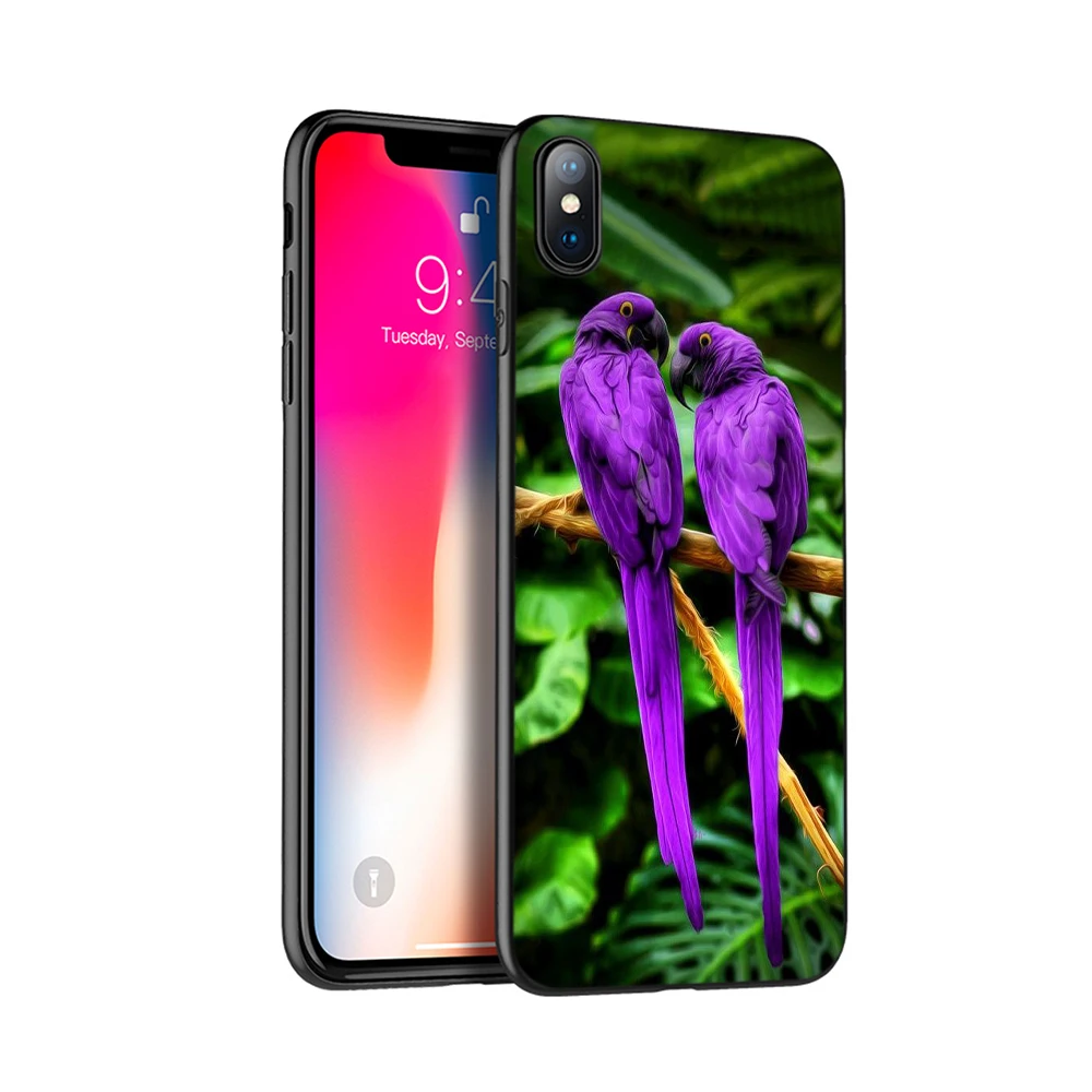 Черный чехол ТПУ для iphone 5 5s se 6 6s 7 8 plus x 10 чехол силиконовый чехол для iphone XR XS 11 pro MAX чехол infinity on фиолетовый - Цвет: 17785