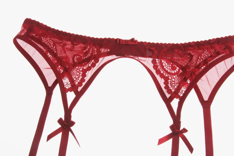 Sexy Lace Embroidery Stocking Garters Belt For Women Stocking Suspender Belt Wedding Garter Belts White/Black/Red Sexy Lace Embroidery Stocking Garters Belt For Women Stocking Suspender Belt Wedding Garter Belts White/Black/Red