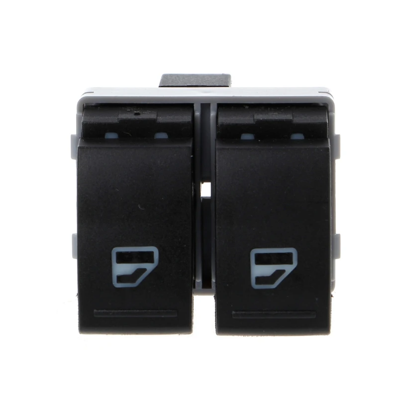 

4 Pins 2 buttons Black Electrical Car Window Lifter Switch 7E0959855A