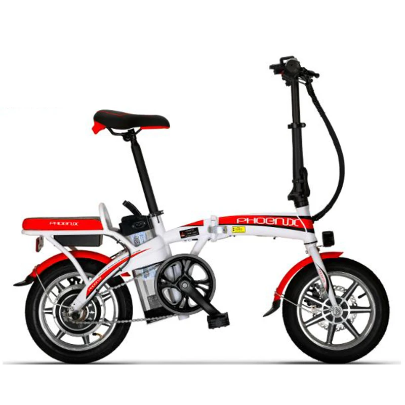 

Electric bicycle 48-v lithium battery foldable Aluminum alloy material adult moped mini men and women battery car
