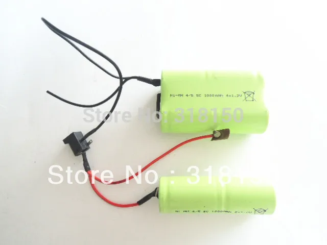 

1 Pack 100% Original NI-MH 4/5 SC 4*1.2V 1000mAh Rechargeable Battery With Wire