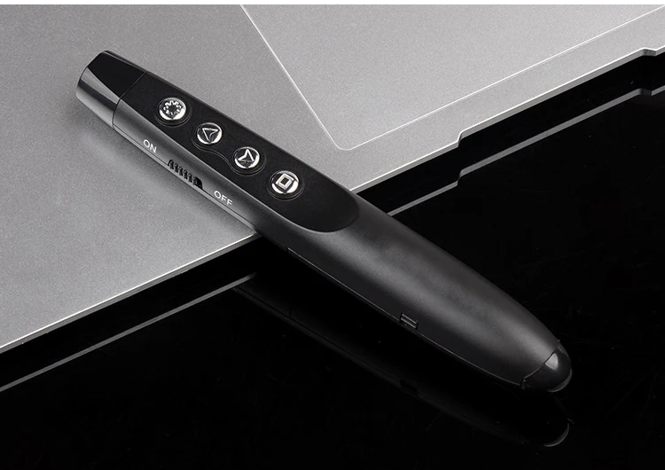 Hot Wireless Presenter Laser Pointers 2.4G RF Wireless PPT Presentation Remote Control Red Light USB Flip Laser Pointer Pen (17)