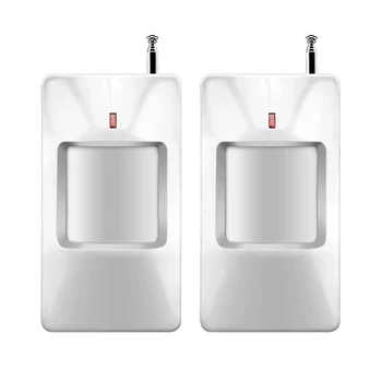 

Wireless Common Passive IR PIR Motion Detector Sensor Wide Angel w External Antenna 433MHz for GSM alarm system