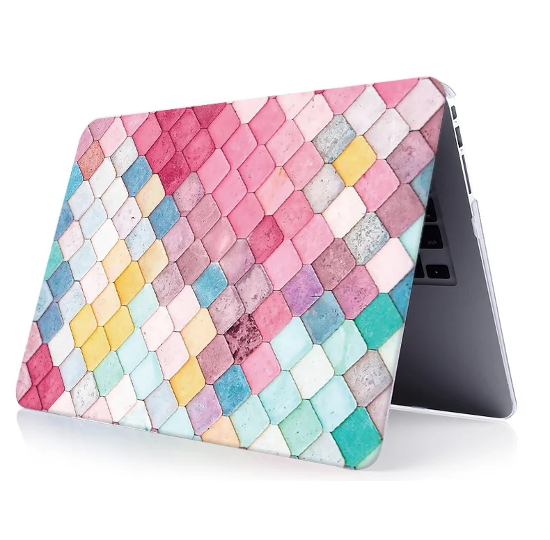 Пластиковый чехол для ноутбука клавиатуры только 2018 нового Alppe Macbook 13Air с Reitna Touch ID