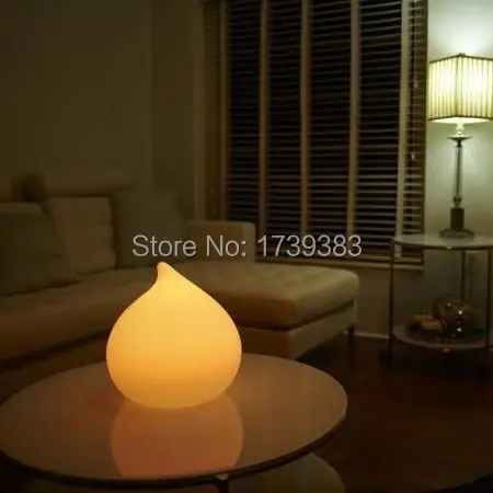 4pcs Lot Unique Organic Form Rechargeable Bulb Lighting Dew Led 4pcs Lot Unique Organic Form Rechargeable Bulb Lighting Dew Led Round Water Drop Light Waterproof